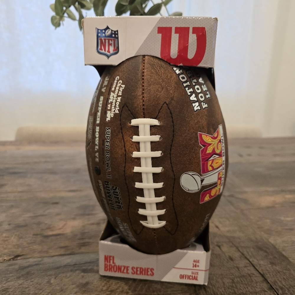 WILSON SUPER BOWL LIX BRONZE SERIES FOOTBALL